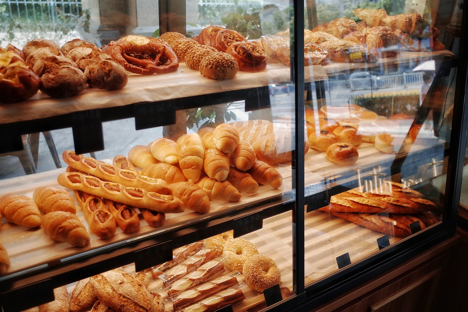 Fresh bread from the Crumb bakery example